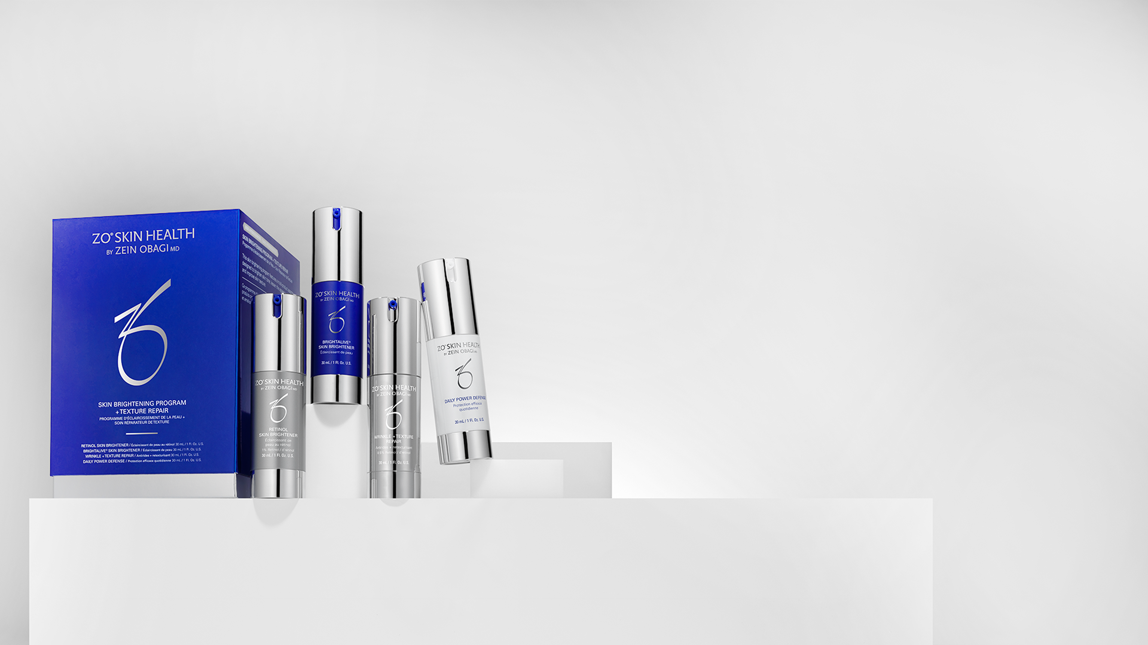 ZO® Скін Брайтенін Прогрем + Текстур Ріпеа набір для шкіри